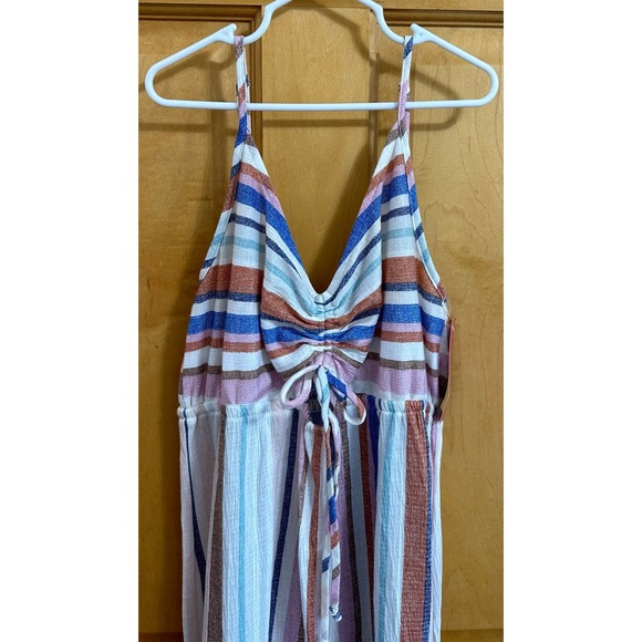 NWT, Xhilaration Sz Small Adjustable Straps & Cleavage Wide Leg Romper, Soft! - Picture 3 of 14